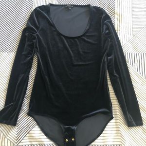 J Crew Velvet bodysuit